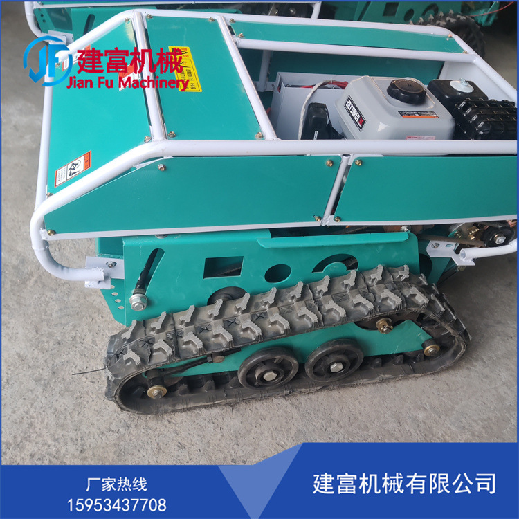 建富机械厂家全自动履带式割草机 农用遥控打草机 果园树空除草机