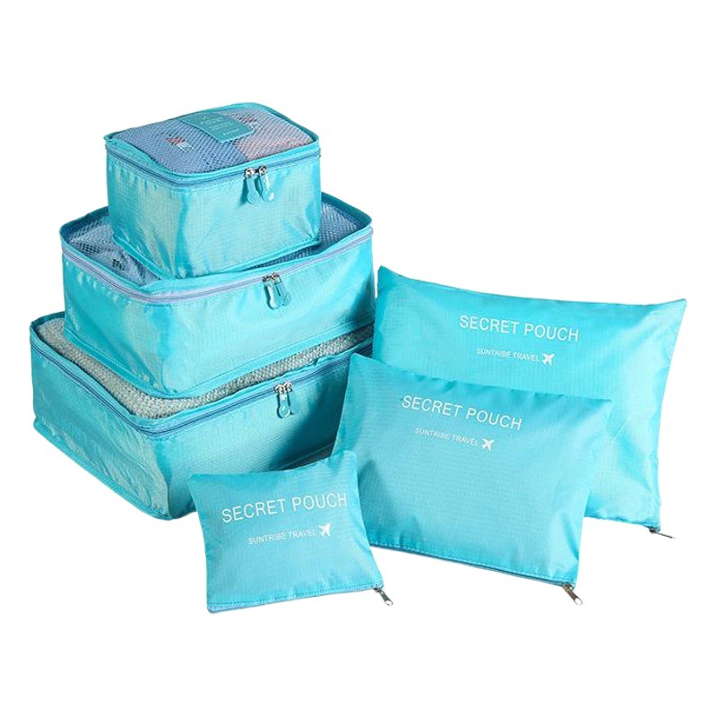 Bolsa de almacenamiento de viaje pequeña bolsa organizadora de seis piezas de viaje Oxford tela bolsa de almacenamiento de viaje fabricante