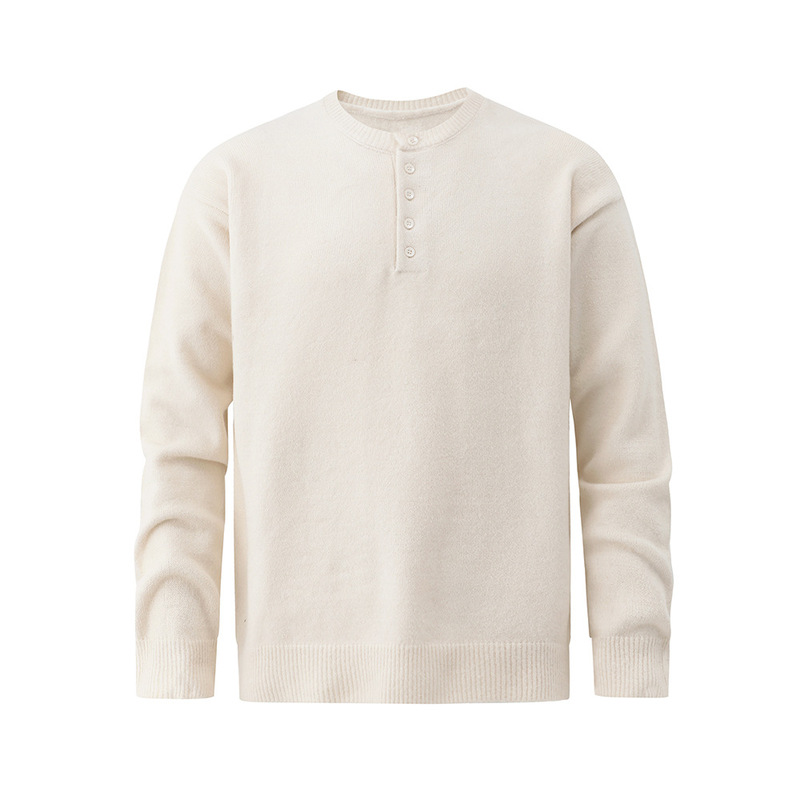 [Clearance] Korean V-neck sweater men's loose sweater top trendy sweater autumn and winter thick coat sweater