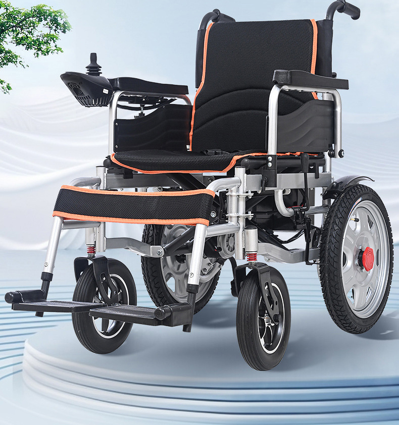 Yingkang Electric Wheelchair, Foldableing Lightweight Scooter for Disabled People and the Elderly, Intelligent Fully Automatic Four-Wheel Scooter