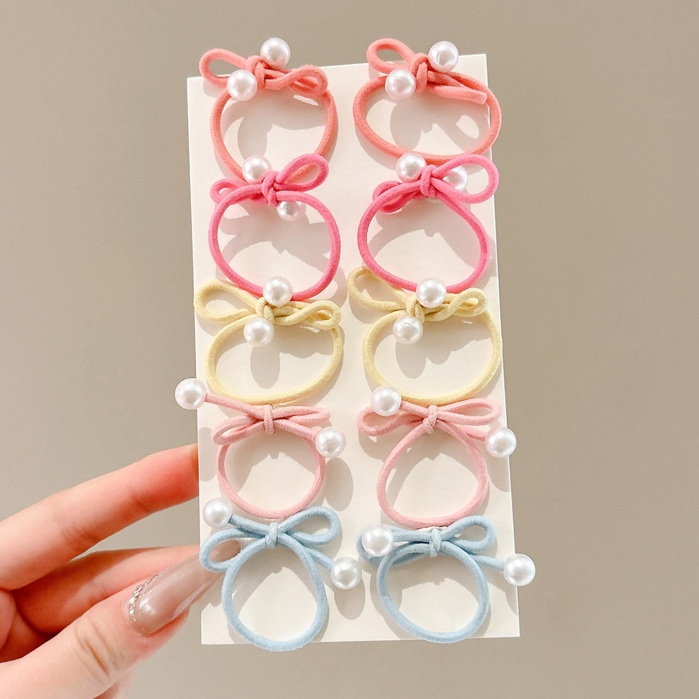 Caricatura encantadora anillo de pelo pulgar no daña el cabello de los niños correa de correa pequeña cuerda de cabello para niñas cuerda de cabello