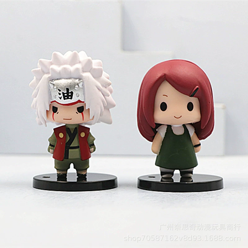 6 типов 2 поколений Doudou Eye Eye Ninja Ninja Kakashi Naruto игрушка модели дв valent кукла качели