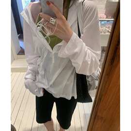 早秋韩系百搭宽松风时尚休闲背心罩衫两件套图片色均码源头工厂