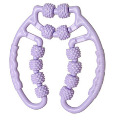 Slimming fitness foam shaft ring leg clamp massager to eliminate muscle relaxation wheel calf massage roller