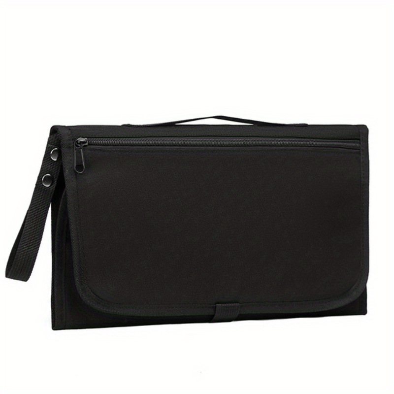 Almohadilla de cambio de pañal plegable portátil para bebé Almohadilla de pañal impermeable Bolsa de almacenamiento de pañal de bolsillo Amazon estilo explosivo transfronterizo
