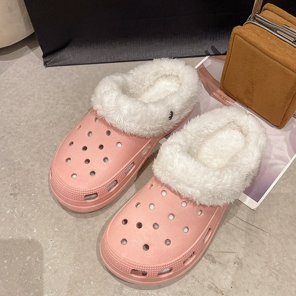 High -heeled pink cotton sleeve can be disassembled and washed