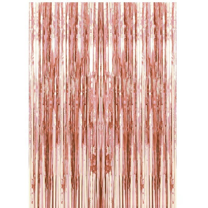 Cortina de Lluvia Decorativa de Plástico, Autoadhesiva, para Fiestas y Eventos