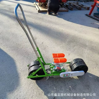 小米谷子手推播种机人力三行小颗粒菜种花种精播机免剔苗补苗播种