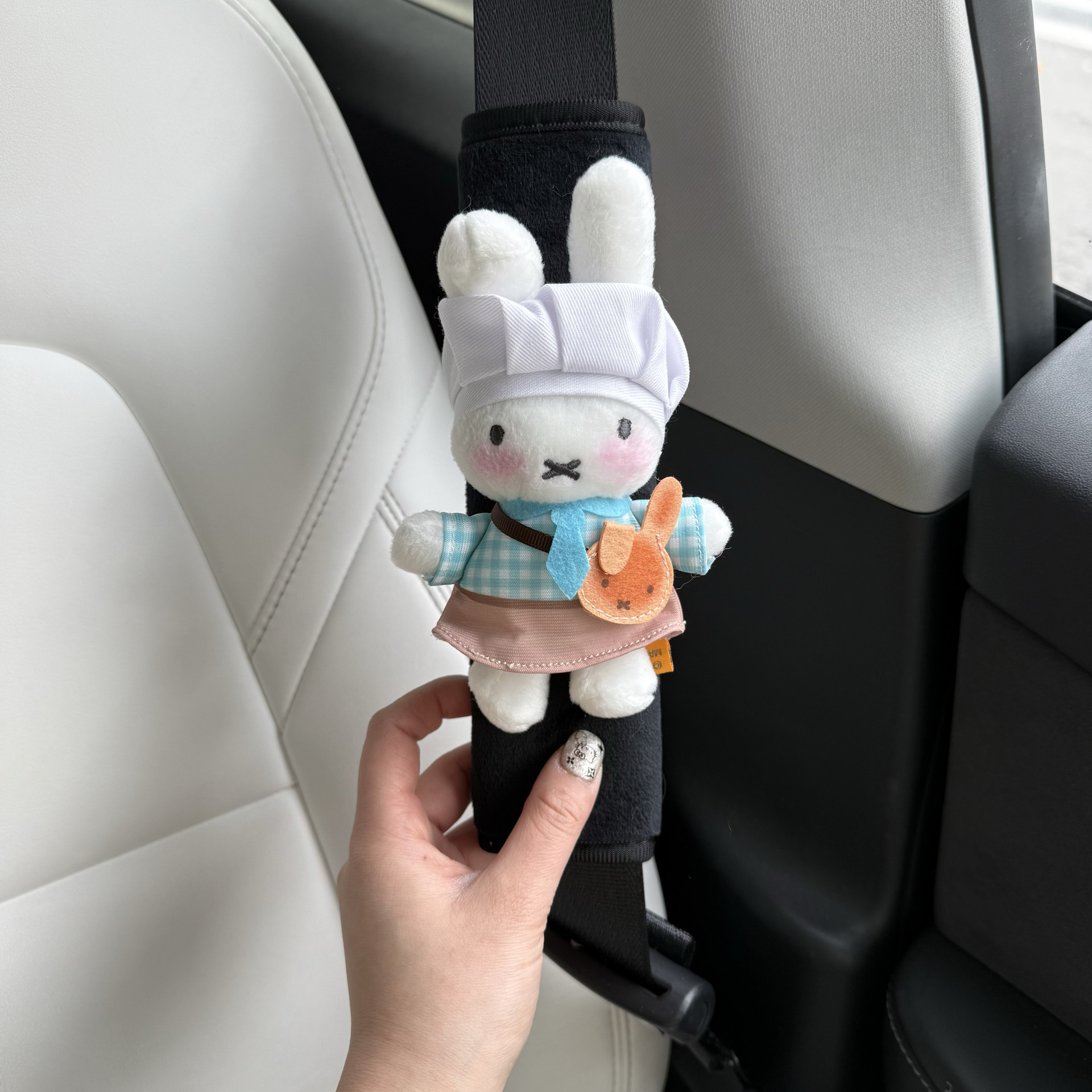Car Seat Belt Shoulder Protector, Comfortable and Breathable, Anti-Strangle Protection for Long-Distance Use, Shoulder and Neck Safety Belt, Car Interior Supplies