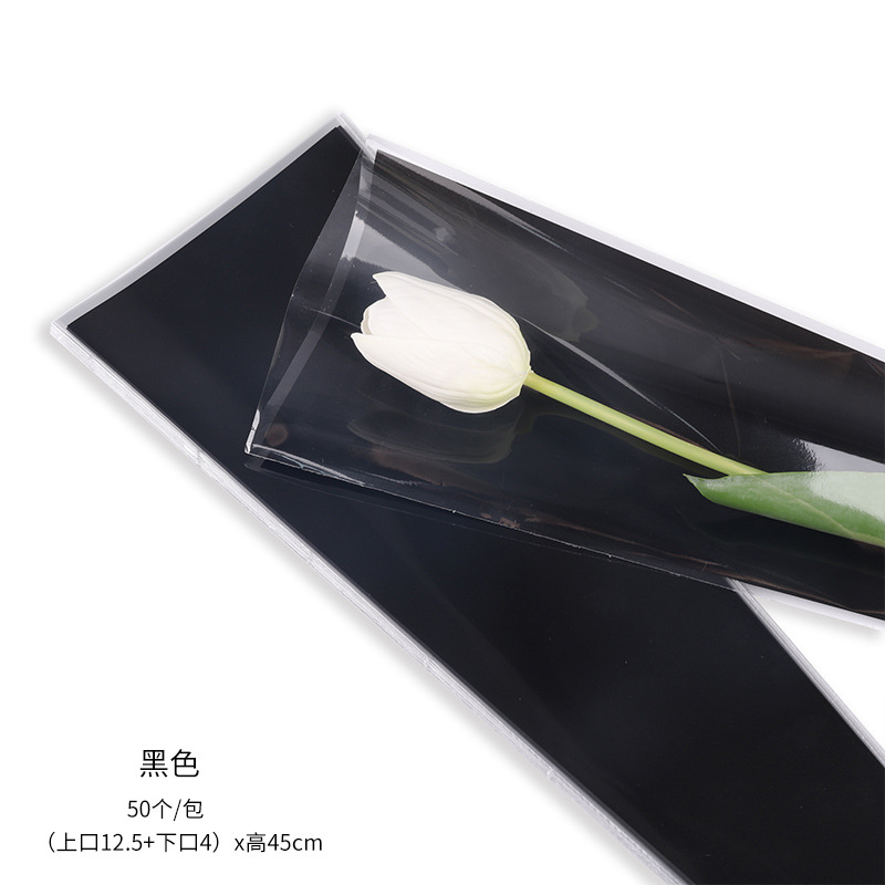 (procesamiento personalizado) macarón de color sólido bolsas de paquete de flores materiales de embalaje