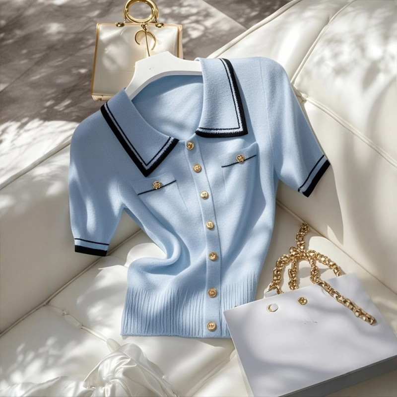 Blue summer T-shirt