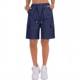 European and American Cross-Border Women's Clothing Amazon Independent Station New Style Personalized Quick-Drying Workwear Five-Point Pants Casual Shorts Trend