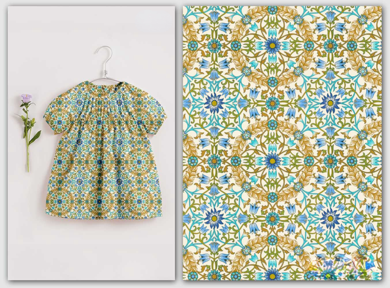 No.13 면 디지털 인쇄 무지 천 폭 1.1 미터