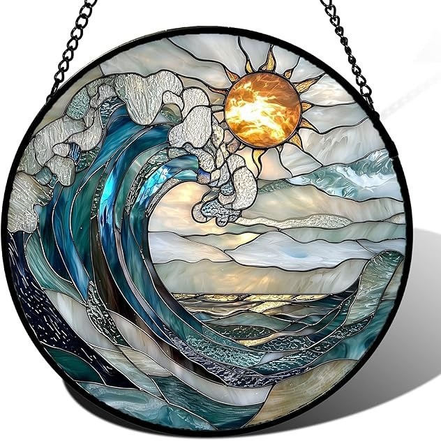 厂家直营跨境temu新品波西米亚风格系列室内外多彩装饰亚克力圆盘