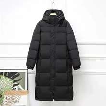 中戏同款羽绒服男女超长款过膝新款东大门加厚艺考校服情侣外套潮