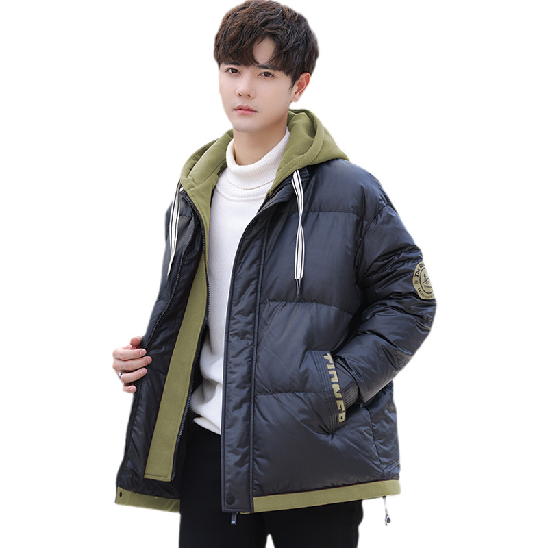 冬の13青少年の偽の2つの綿服の12歳の男の子の中学高校の学生の14綿入れの上着の15大きい子供の羽毛の綿服