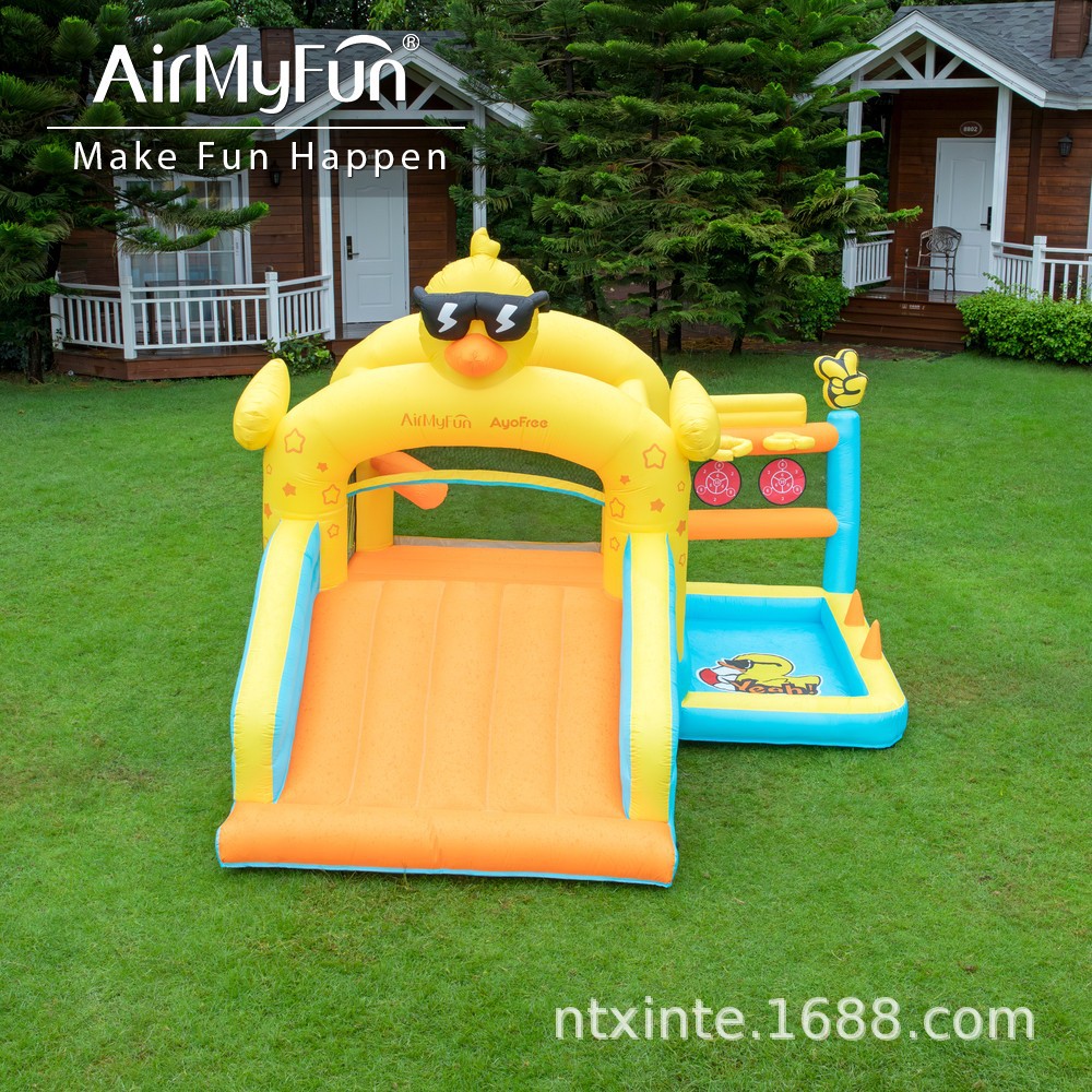 AMF infláble castillo infantil infláble casero cama trampolín interior y exterior castillo infantil casero tobogan de agua infláble