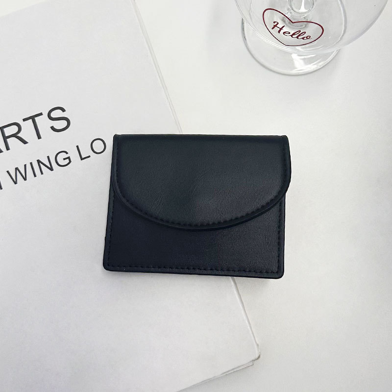 Bolsa de tarjetas coreana de color dopamina explotadora transfronteriza monedero de tarjetas simples de color sólido multifuncional de gran capacidad