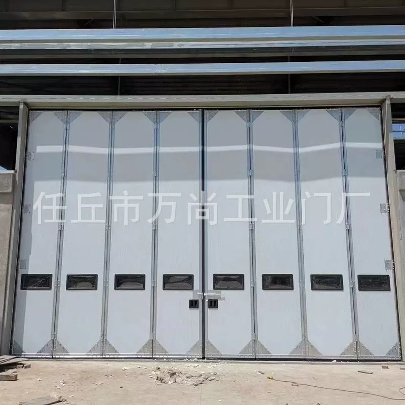 工业折叠门多扇保温折叠门折叠车库门仓库保温工业折叠门