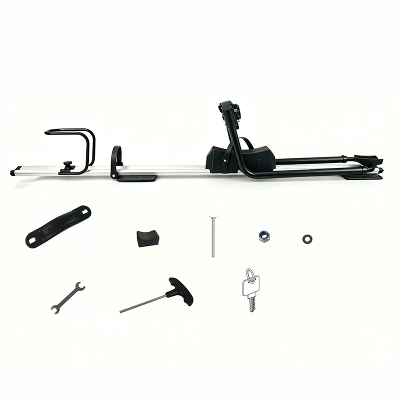 Universal car roof-mounted bicycle rack, stable and non-shaky vehicle-mounted bicycle fixing bracket