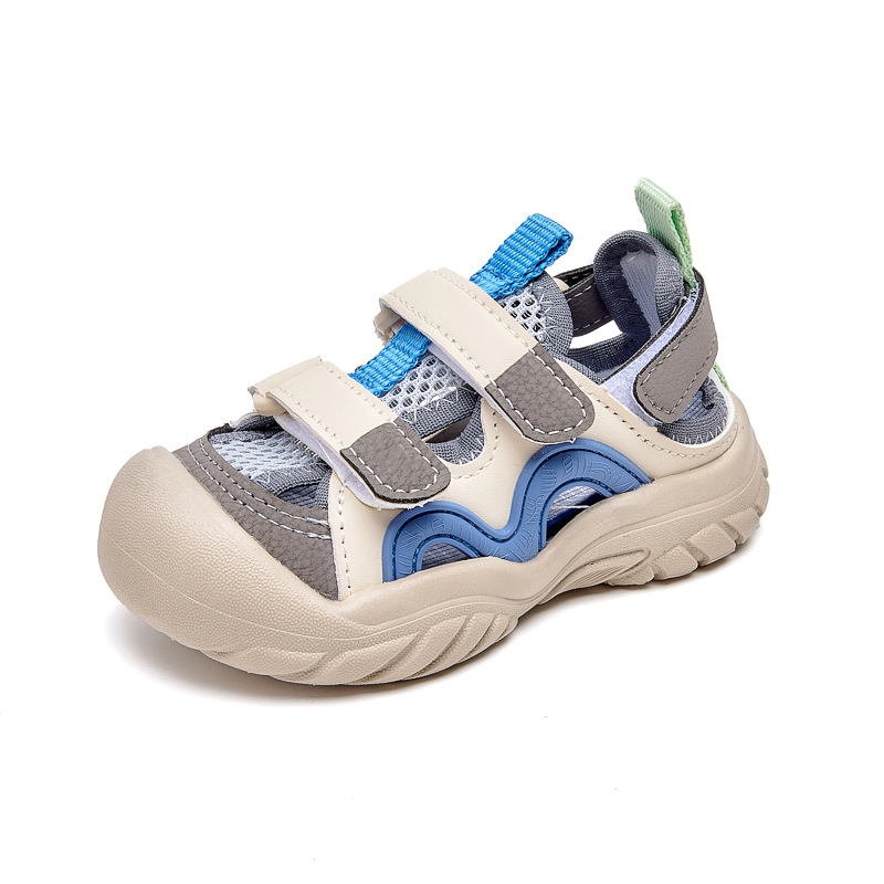 Sandalias para niños de verano 2026 nuevos zapatos de playa suaves y transpirables Velcro zapatos para niños ecológicos image 6