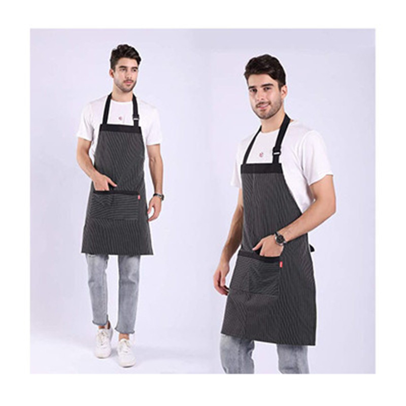 Amazon publicidad halter delantal logotipo personalizado cafetería artista floral restaurante ropa de trabajo cocina hogar delantal