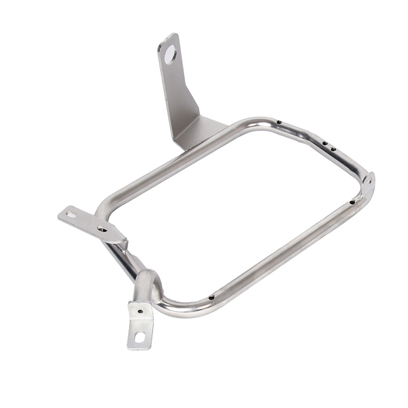 Adecuado para Suzuki V-strom250 motocicleta DL250 acero inoxidable 304 marco lateral modificado caja de soporte fijo