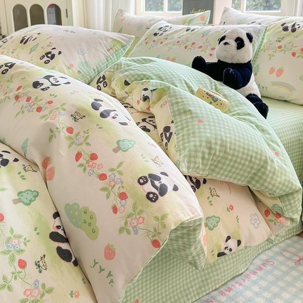 Panda Tuantuan [100% high-quality cotton, worry-free sleeping naked]