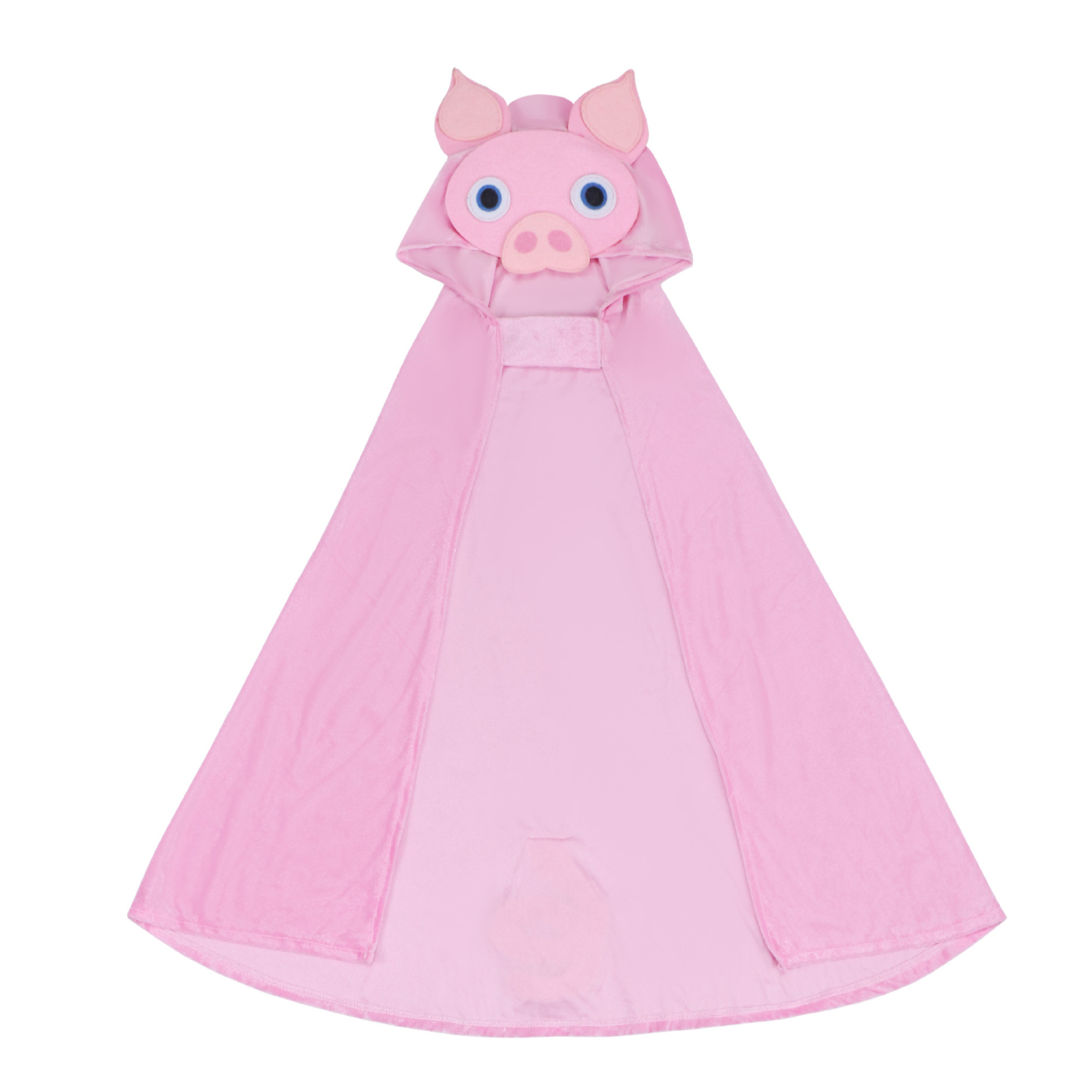 儿童小猪披风狂欢万圣节卡头头动物披风儿童节舞会演出角色扮演