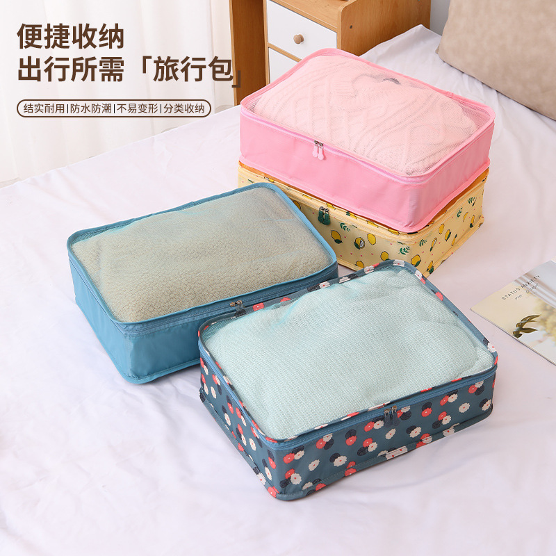 Bolsa de almacenamiento de viaje de tela Oxford bolsa de almacenamiento de ropa de equipaje bolsa de almacenamiento de muebles bolsa de malla de gran capacidad