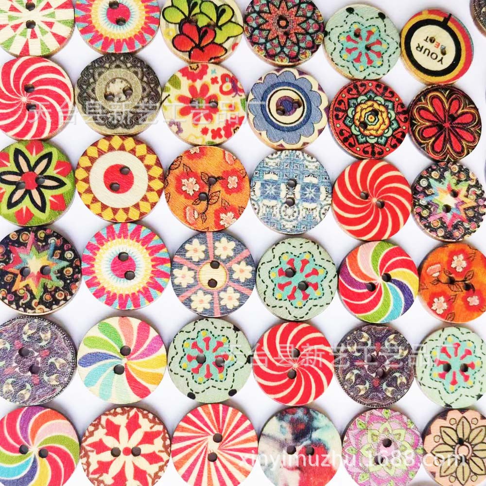 Round Cake Print Buttons(2)