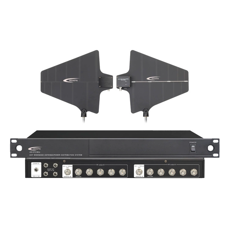 BDXPA Beidou Wireless микрофон усилитель сигнала для сцены выступлений конференций антенна-дистрибьютор для увеличения дальности