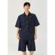 2025 New Fashionable Summer Short-sleeved Collar suit Men's Half-sleeved Shirt Trendy Shorts Loose Two-piece Set