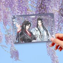 蓝忘机魏无羡周边合影卡魔道祖师陵游花梦系列亚克力透卡无料挂饰