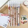 INS thermal rubbing neutral pen full pipe 0.5 needle tube cartoon crystal blue friction student brushing the magic rubbing pen
