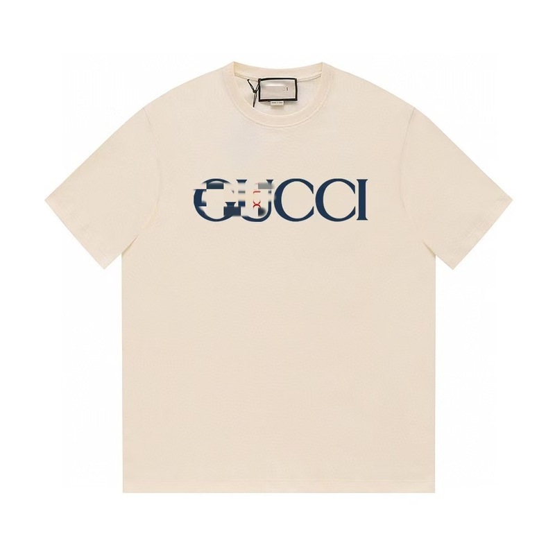 G's ヨーロッパ版半袖夏トレンドブランド古家プリントTシャツレタートップトレンドルーズ半袖TシャツカップルT|undefined