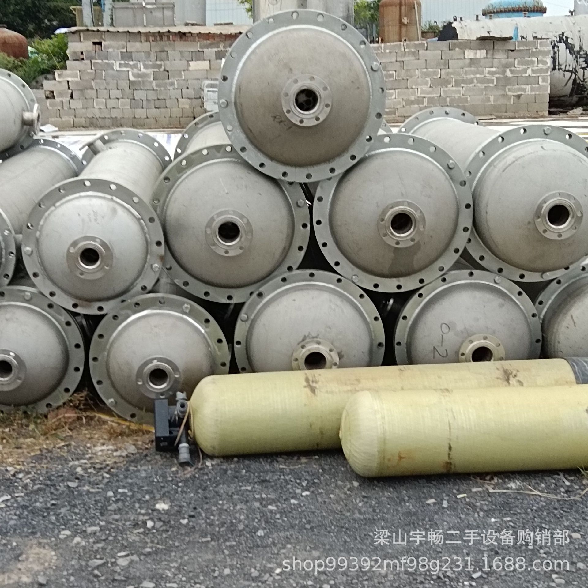 不锈钢冷凝器 化工常压换热设备 二手304 316不锈钢列管式冷凝器