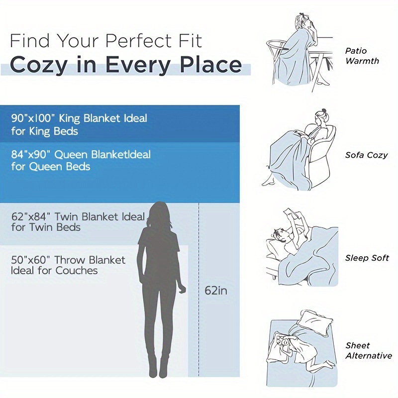 Manta Térmica Ultra Acogedora de Primera Calidad