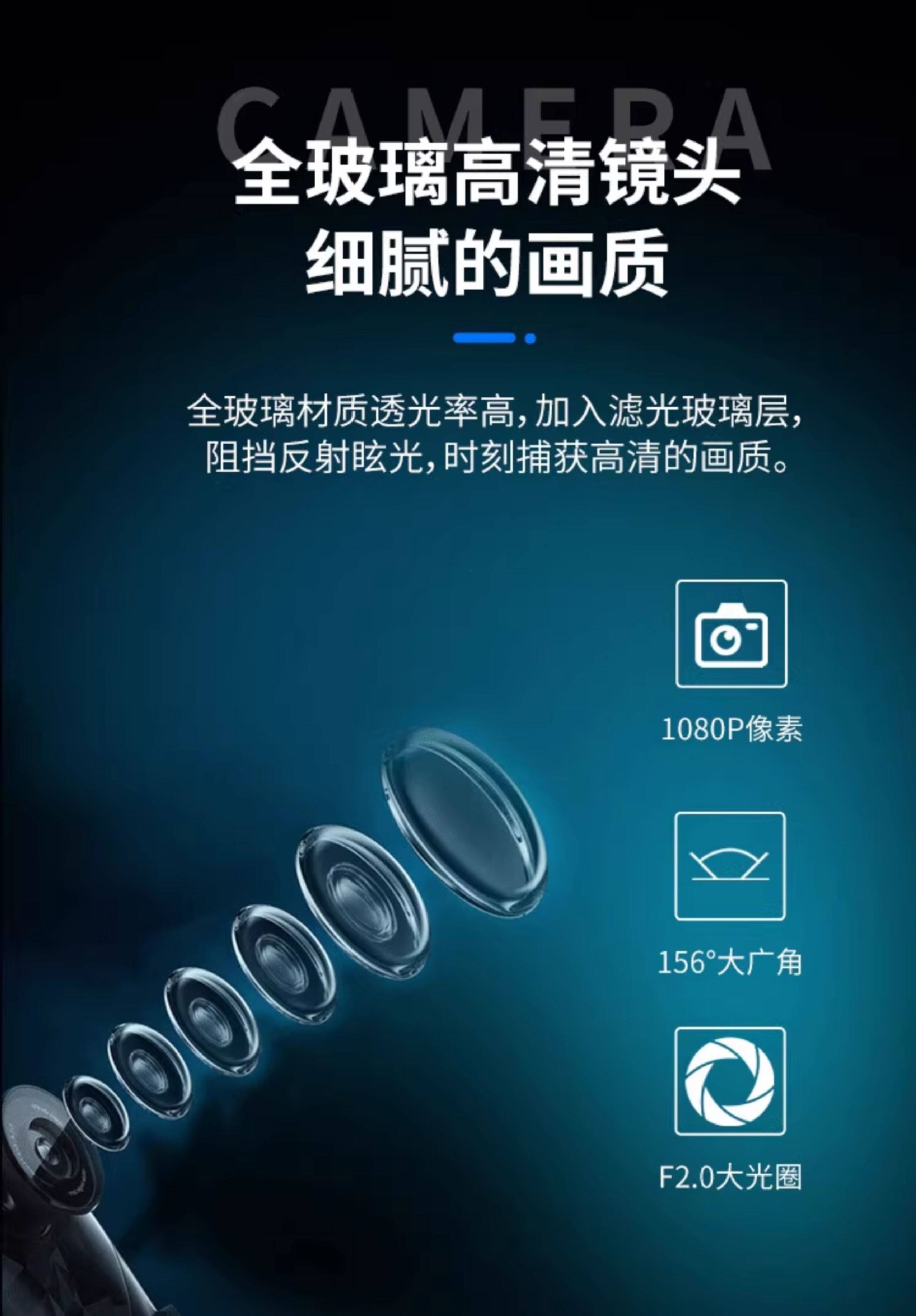 Suitable for car rearview mirror dashcam 2026 new model, no wiring required, front and rear dual-camera car reversing image