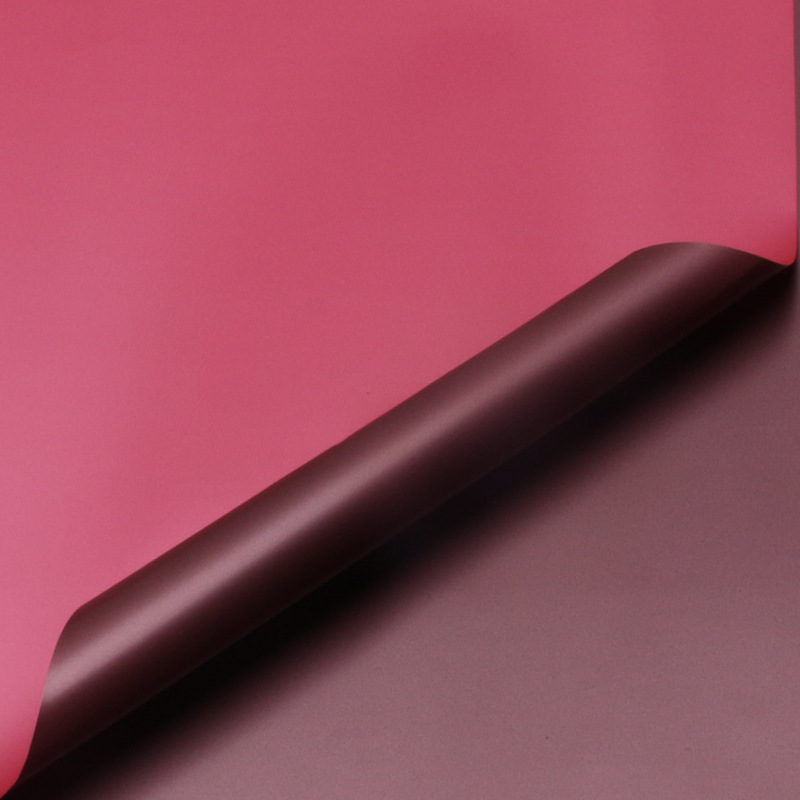 Huaxi papel de arena de oro flor papel de embalaje de papel mate de dos colores al por mayor ramo de regalo de papel de embalaje de materiales de viento fragante