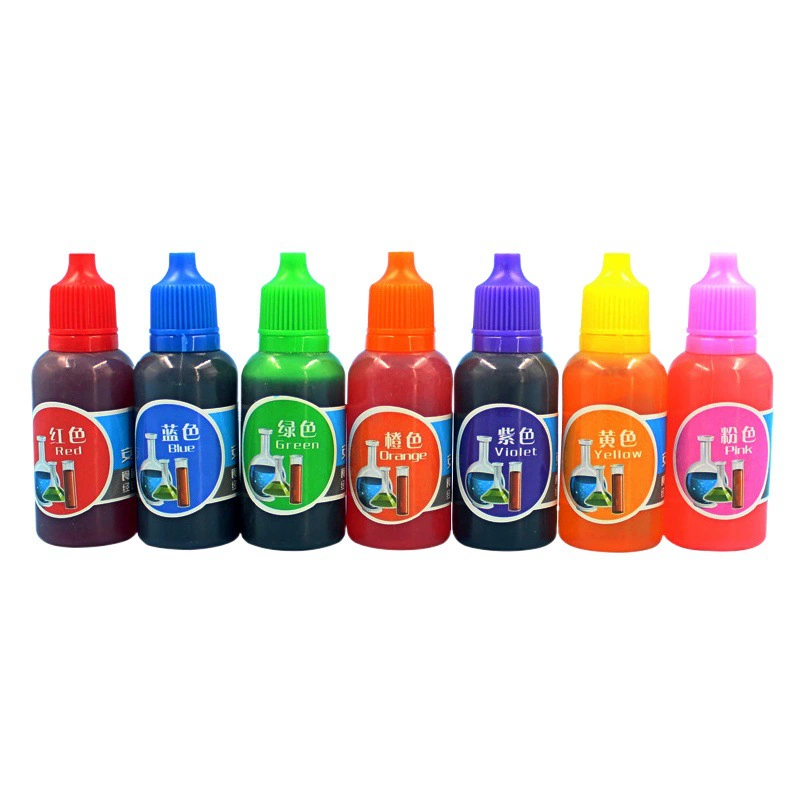 Пищевой экспериментальный пигмент, 20 мл, детский научный эксперимент, цветной пигмент ручной работы, материал «сделай сам»