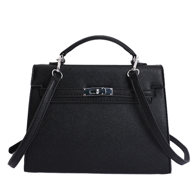 Botón de plata estampado de palma portátil Kelly bolso pequeño para mujeres 2026 ventas transfronterizas calientes nuevo lujo ligero de alta sensación mochila