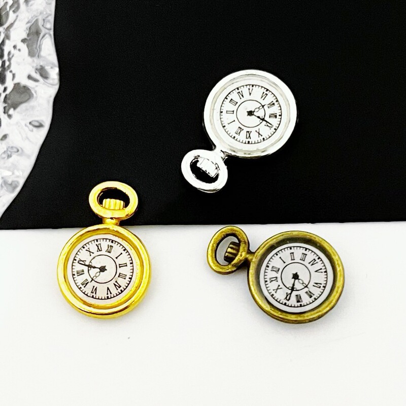 DIY Jewelry Accessories Alloy Clock Vintage Personalized Accessories Earrings Pendants Keychains Hanging Ornaments Wholesale DIY Jewelry Accessories Alloy Clock Vintage Personalized Accessories Earrings Pendants Keychains Hanging Ornaments Wholesale