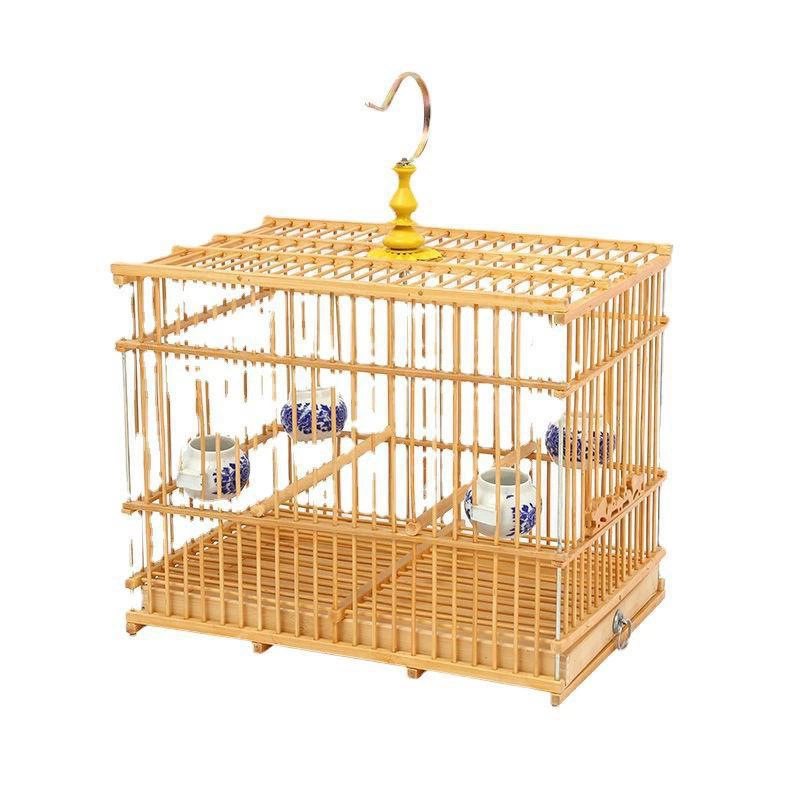 Бамбуковая клетка для птиц Bamboo Fang, клетка для мелких птиц, бамбук, декоративная