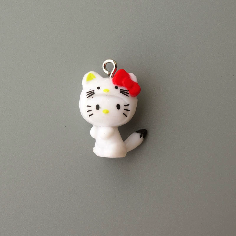 Hello Kitty, маленькая мини-фигура, подвеска, handmade