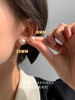 Earrings from pearl, 2022 collection, light luxury style
