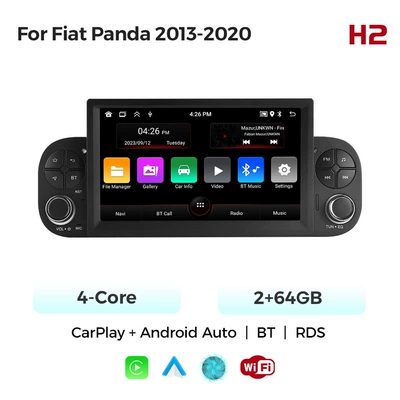 Cross-border wholesale Fiat Panda 2013 - 2020 Fiat Panda Android Navigator (DVD Navigation) - 8227l-quad-core-wifi-version-264-carplay