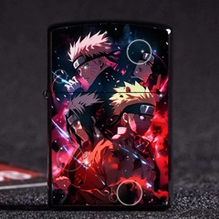 動漫火影忍者煤油打火機 鳴人鼬神人物防風禮品打火機 卡卡西人物