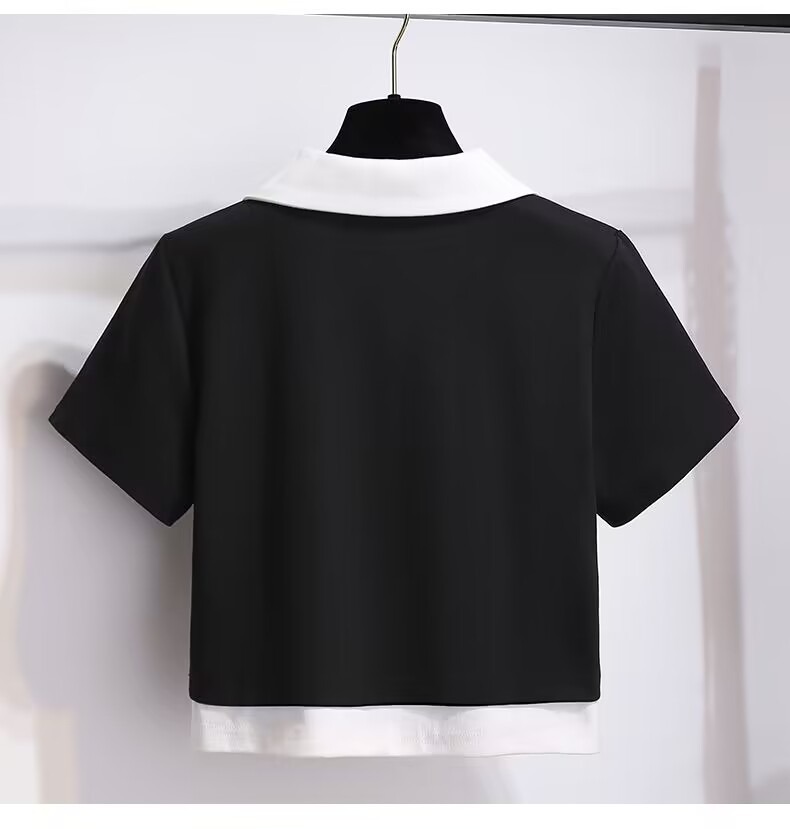 Casual Sports Suit For Women, Summer 2023 New Trendy Fashion Sweatshirt And Wide-leg Pants Two-piece Running Outfit_ecoleips.com