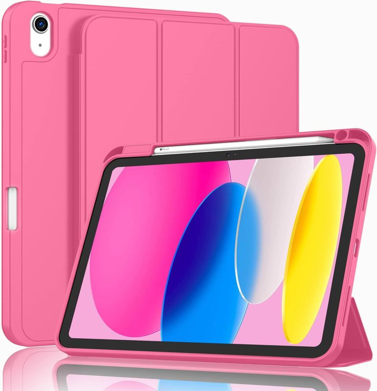 适用ipad11代三折 TPU软壳背贴平板保护套带笔槽 ipadari11保护壳|undefined